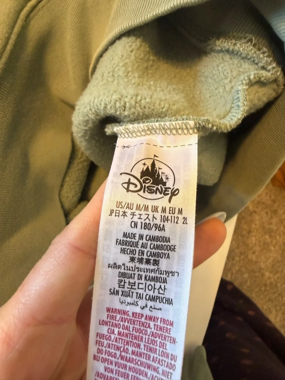 Disney Parks Mickey Mouse & Friends Homestead 1/4 Zip Pullover RARE Unisex M - Picture 9 of 9